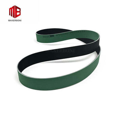117918 Ceinture de chronométrage en cuir vert lisse 20 x 935 mm Convient pour Lectra VT5000
