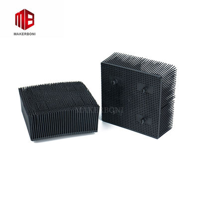 Bloc de poils en nylon noir premium 101x101x43mm pour machines de découpe Bullmer