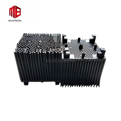 Petites briques en nylon noir pour la machine à découper automatique Orox de 50*50*43 mm