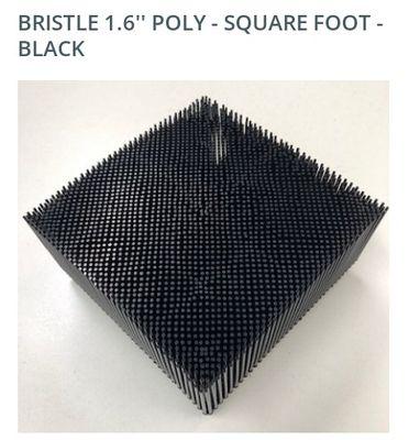92911001 Bristles en nylon   Black Square Foot Poly Bristle pour coupeuse automatique pour Gerber Z7